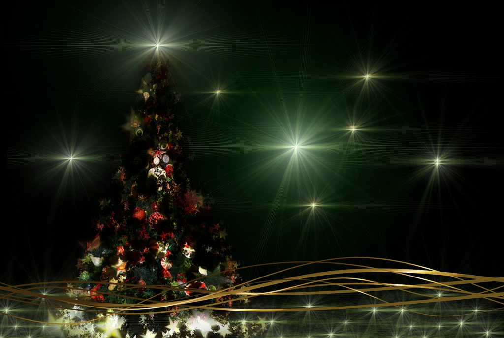 Weihnachtsbaum - Sternenhimmel